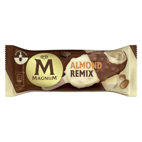 Lody Patyk Magnum DOUBLE Almond Remix 85ml-ALGIDA(20)