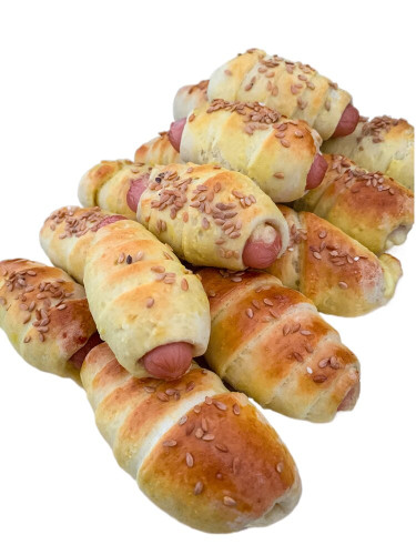 Bułka Hot-Dog z&nbsp;ketchupem mini GTG (2x4kg)-ARYZTA(8kg)