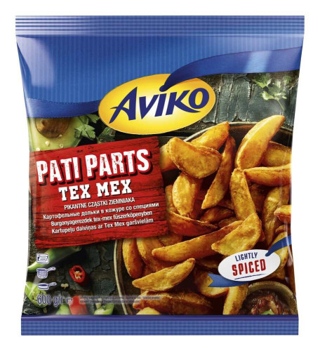 Cząstki ziemniaka ze&nbsp;skórką Tex Mex 600g-AVIKO(12) [801557]
