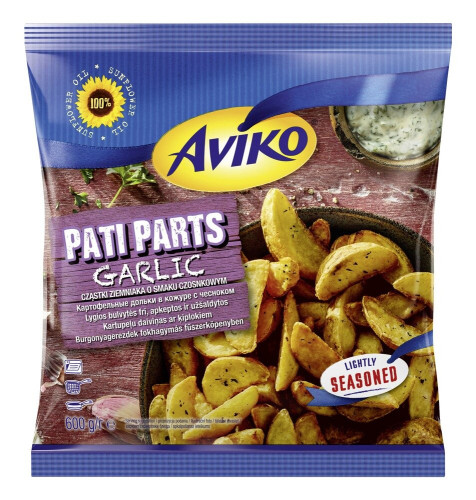 Cząstki ziemniaka czosnkowe 600g-AVIKO(12) [808942]