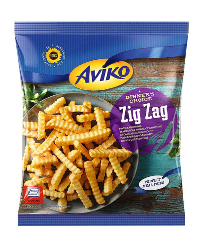 Frytki Zig Zag karbowane 1,5kg- AVIKO(6) [807225]