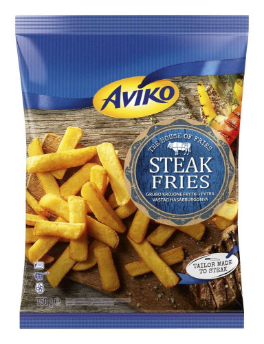Frytki Steak Extra grube 750g-AVIKO(12) [242108]