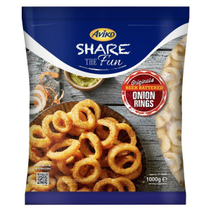 Krążki cebulowe [Breaded onion rings] 1kg-AVIKO(6) [809130]