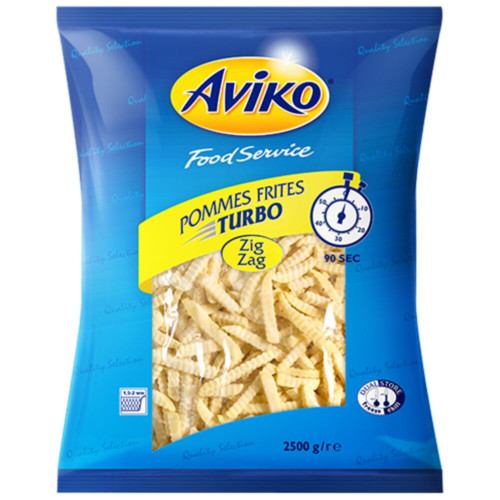 Frytki Turbo Zig Zag karbowane 5×2,5kg-AVIKO [803102]