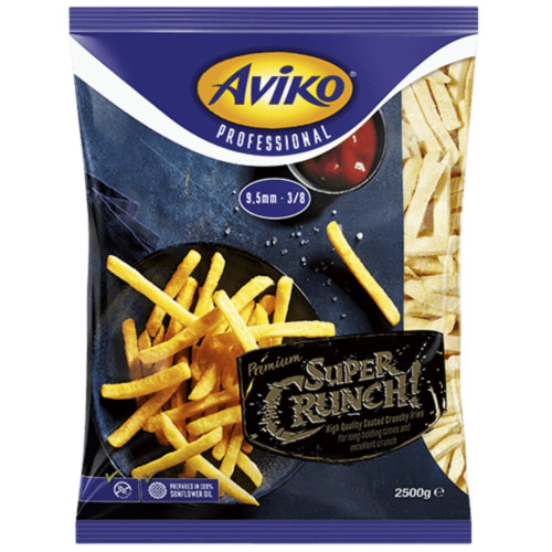 Frytki Super Crunch 9,5mm 3/8 4×2,5kg -AVIKO [806704]