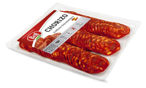 Chorizo plastry 500g-BELL
