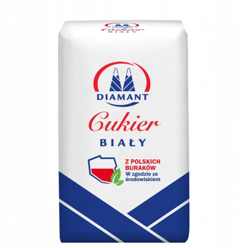 Cukier biały paczkowany 1kg-DIAMANT(10)