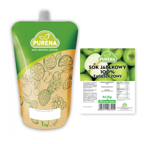 Sok jabłkowy 100% 1kg-PURENA(6)