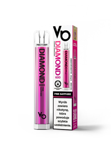 E-papieros Diamond 600 43 Pink Sapphire-VB VAPES BARS