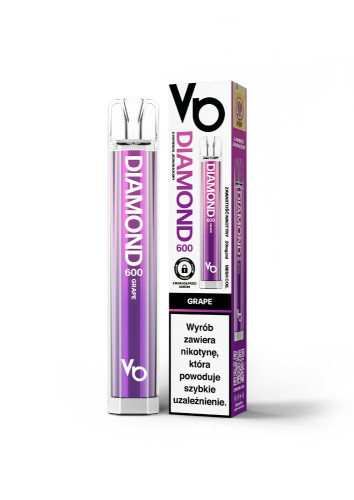 E-papieros Diamond 600 46 Grape Vapes -VB VAPES BARS