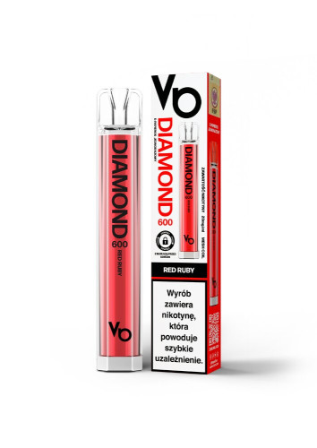 E-papieros Diamond 600 57 Red Ruby-VB VAPES BARS