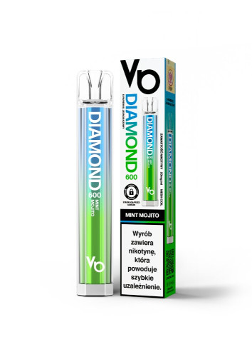 E-papieros Diamond 600 52 Mint Mojito-VB VAPES BARS