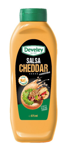 Sos salsa Cheddar 875ml-DEVELEY(8)