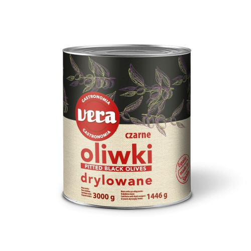 Oliwki czarne drylowane 3000g-LET”S COOK/VERA