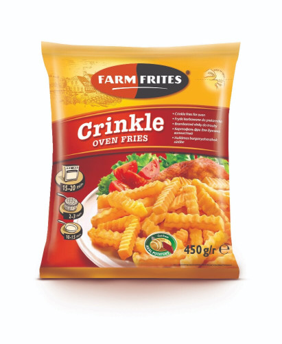 Frytki Oven karbowane 450g-FARM FRITES(20)