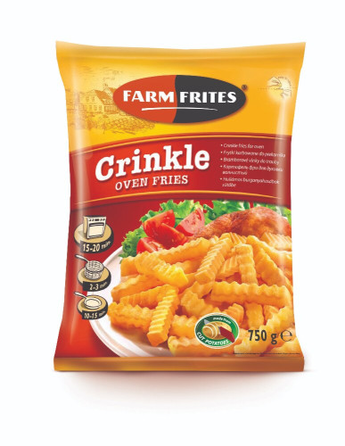 Frytki Oven karbowane 750g-FARM FRITES(12)