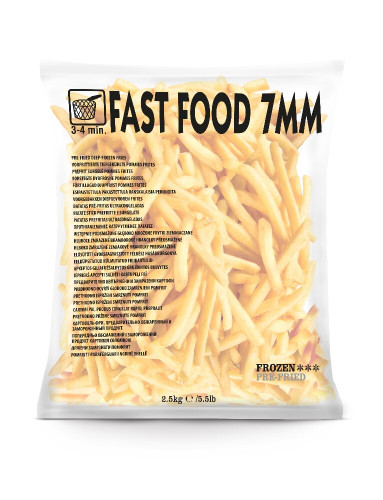 Frytki FAST FOOD 7mm 4×2,5kg-FARM FRITES [199.003]