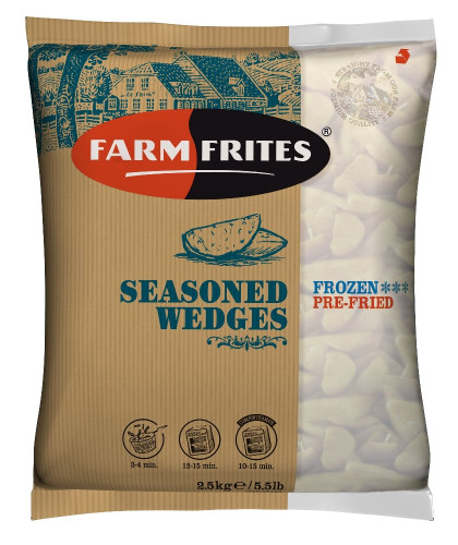 Cząstki ziemniaka z&nbsp;przyprawami 2,5kg-FARM FRITES(5) [375.001]