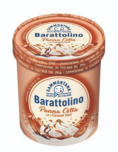 800ml Lody Barattolino Panna Cotta-SAMMONTANA(6) [9659]