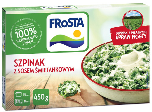 Szpinak z&nbsp;sosem śmietankowym 450g-FROSTA(10)
