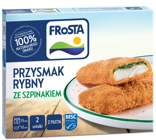 Przysmak rybny ze&nbsp;szpinakiem 220g-FROSTA(10)