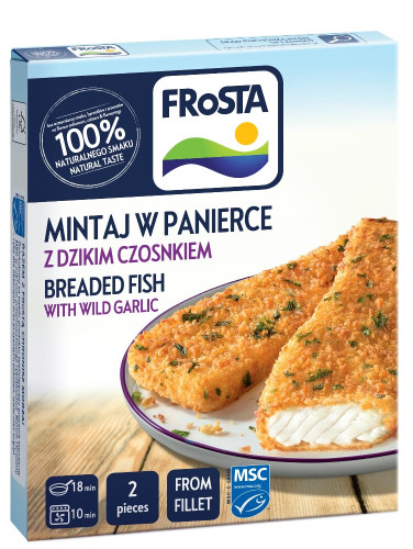 Mintaj w&nbsp;panierce z&nbsp;dzikim czosnkiem 240g-FROSTA(10)