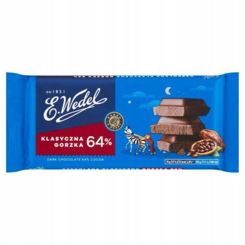 Czekolada gorzka 90g-WEDEL