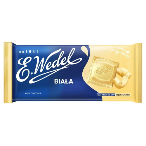 Czekolada biała 80g-WEDEL
