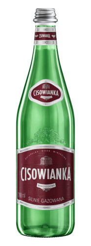 Woda silny gaz 0,7L 12szt.-CISOWIANKA