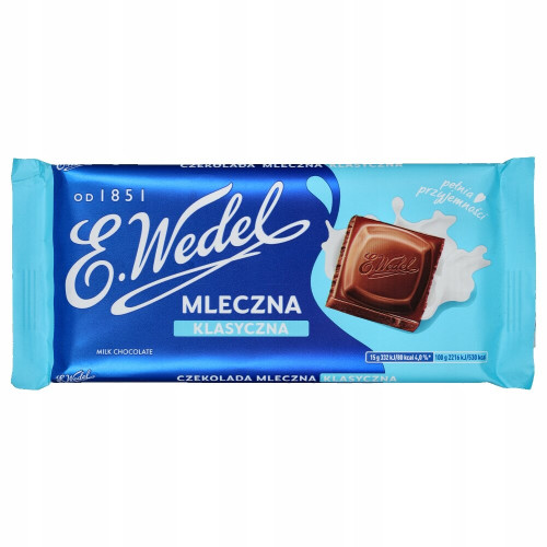 Czekolada mleczna 90g-WEDEL