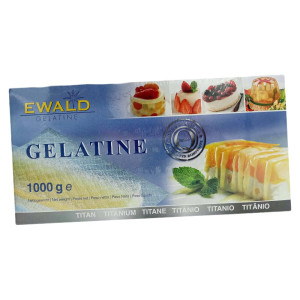Żelatyna w&nbsp;listkach wieprzowa 1000g-EWALD