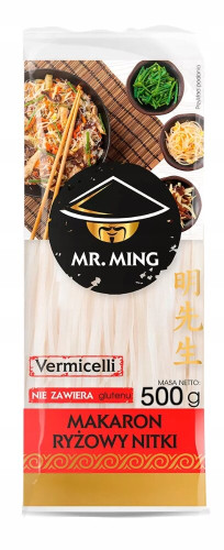 Makaron ryżowy nitki 500g-MR.MING(12)
