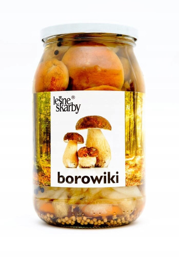 Borowiki marynowane 900ml/800g-LEŚNE SKARBY