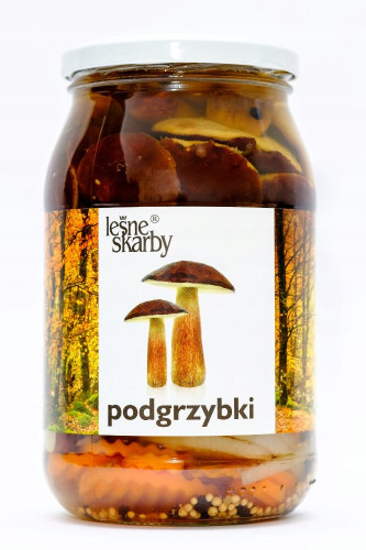 Podgrzybki marynowane 900ml/800g-LEŚNE SKARBY