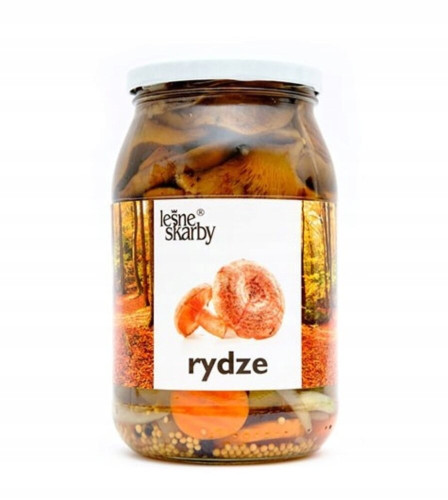 Rydze marynowane 900ml/800g-LEŚNE SKARBY