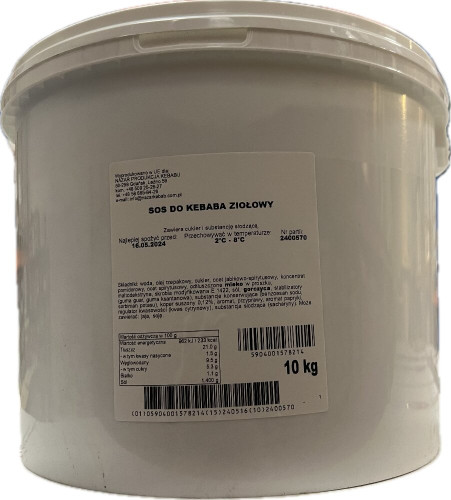 Sos ziołowy 10kg-NAZAR