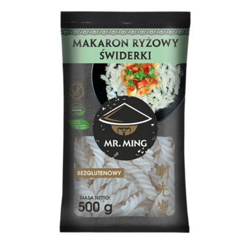 Makaron ryżowy świderki 500g-MR.MING(10)