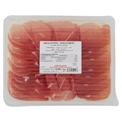 Szynka dojrzewająca (Prosciutto crudo) plastry 500g