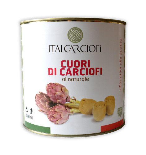 Karczochy całe serca w&nbsp;zalewie (Cuori di Carciofi) 2650ml-GAROFALO(6)