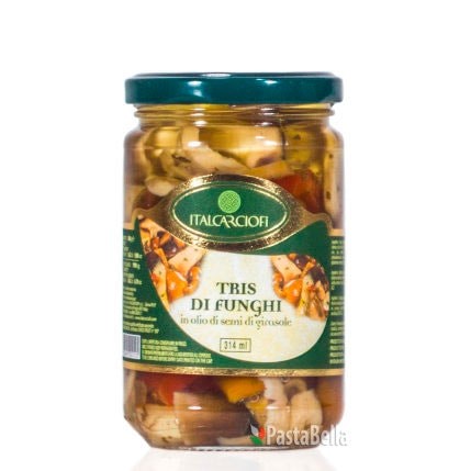 Grzyby w&nbsp;oleju (Tris di Funghi) 3100ml-GAROFALO