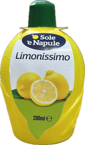 Sok cytrynowy 100% Limonissimo 200ml-O SOLE E&nbsp;NAPULE(12)