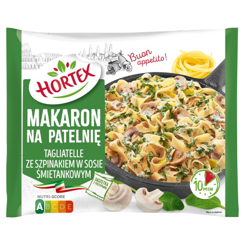 Makaron na&nbsp;patelnię z&nbsp;sosem Szpinakowym 450g-HORTEX(8)