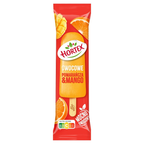 Lody Patyk Owocowe Pomarańcza&Mango 70ml-HORTEX(40)