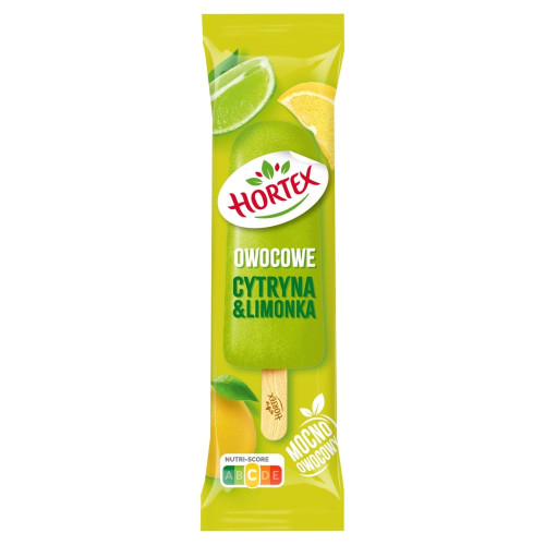 Lody Patyk Owocowe Cytryna&Limonka 70ml-HORTEX(40)