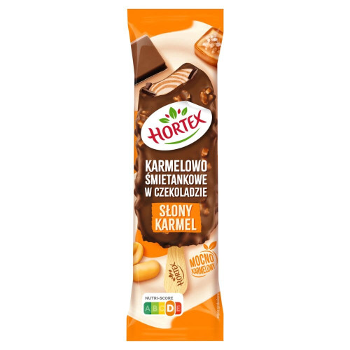 Lody Patyk Śmietanka Słony Karmel 120ml-HORTEX(24)