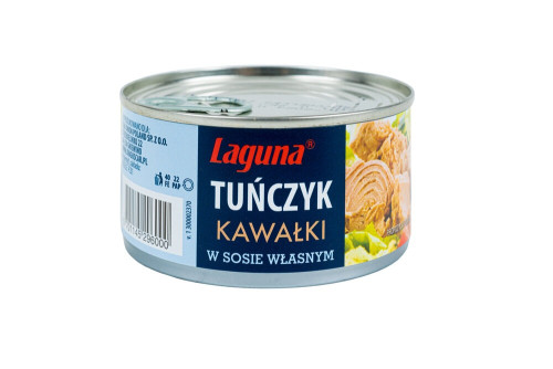 Tuńczyk w&nbsp;sosie własnym 170g-Laguna(48)King Oskar