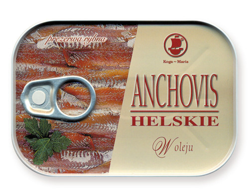 Anchovis helskie w&nbsp;oleju 100g-KING OSKAR(15)