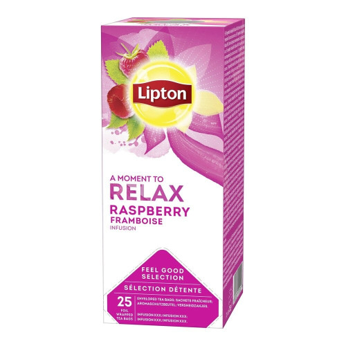Herbata Lipton Raspberry (malina) 25szt.-KNORR(6)