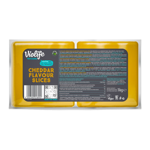 Ser wegański o&nbsp;smaku cheddar plastry 1kg-VIOLIFE(5)