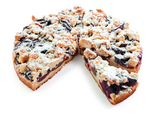 Ciasto półkruche ze&nbsp;śliwkami (okrągłe) 1,4kg-KOMPLET